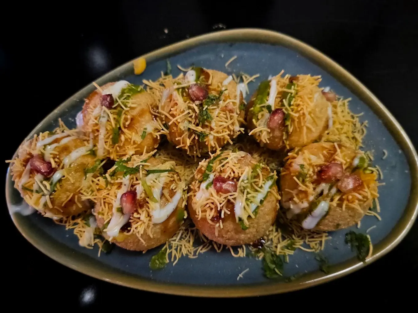 Dahi Puri - Mumbai street food at Ninja Tiger in Calgary, AB