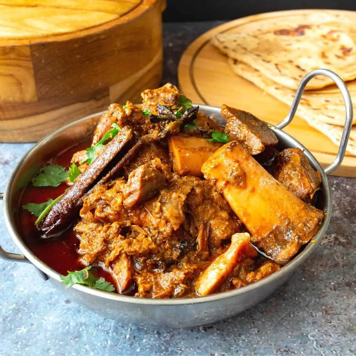 Authentic Marathwada Magic Goat Curry at Ninja Tiger in Calgary